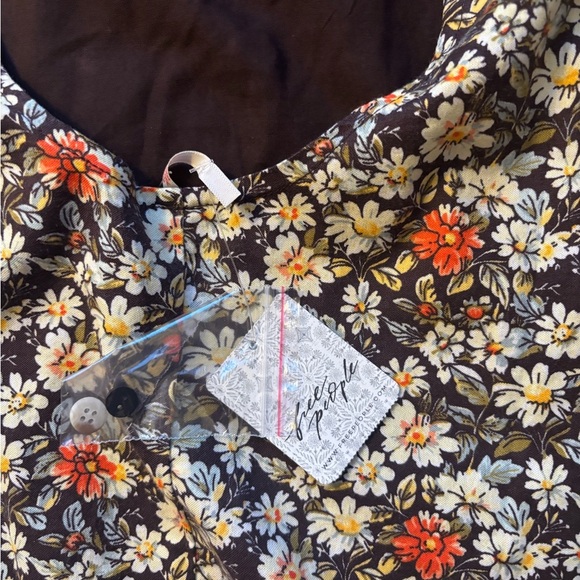 BNWT Free People Floral Mini Dress - Size S - Picture 9 of 12